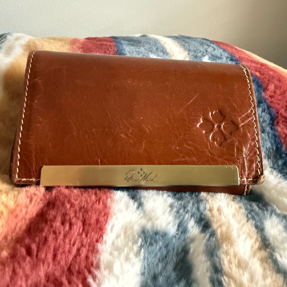 Patricia Nash Brown Leather Wallet